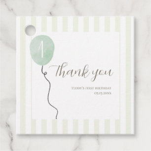 Étiquettes Cadeau Balise Sage Green Silly Goose Carré Favoriser