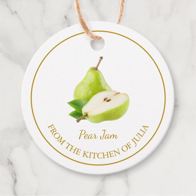Étiquettes Cadeau Balise simple faite à la maison Hang Jam (Devant)