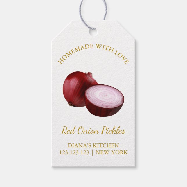 Étiquettes-cadeau Balise simple faite maison Pickle Pickle Hang (Devant)