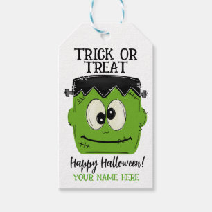 Étiquettes-cadeau Balise Trick ou Treat Favor