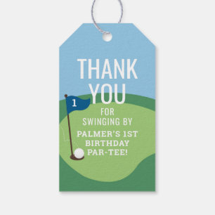 Étiquettes-cadeau Balise Trou en une partie de golf Favoriser