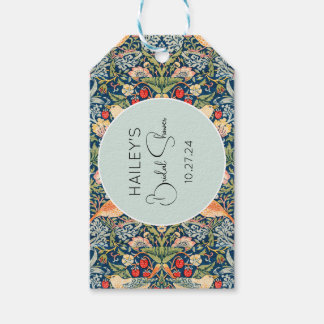 Étiquettes-cadeau Balise William Morris Strawberry Thief Favoriser