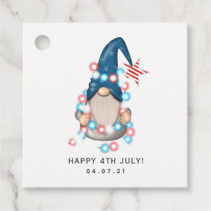 Étiquettes Cadeau Balises American Gnome Favor