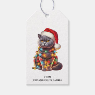 Étiquettes-cadeau Balises Cadeau Chat Shorthair britannique
