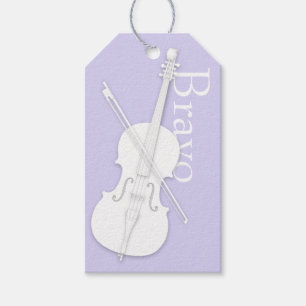 Étiquettes-cadeau Balises Cadeau de l'Occasion Musicale du violoncel