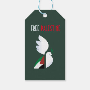 Étiquettes-cadeau Balises cadeau Free Palestine - Solidarité et sens