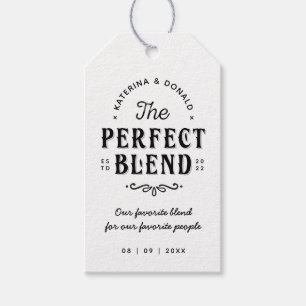 Étiquettes-cadeau Balises Cadeau Mariage de mélange parfait