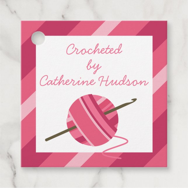 Étiquettes Cadeau Balises Cadeau ou Favoriser Personnalisé en Fil Cr (Devant)