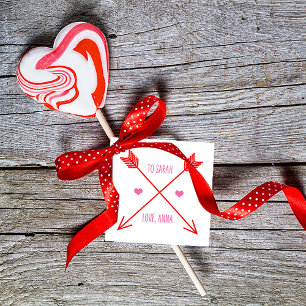 Étiquettes Cadeau Balises Cadeau Valentine personnalisées