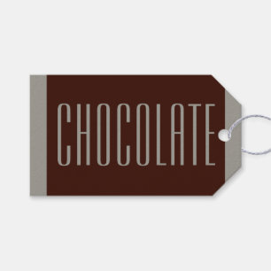 Étiquettes-cadeau Balises cadeaux au chocolat