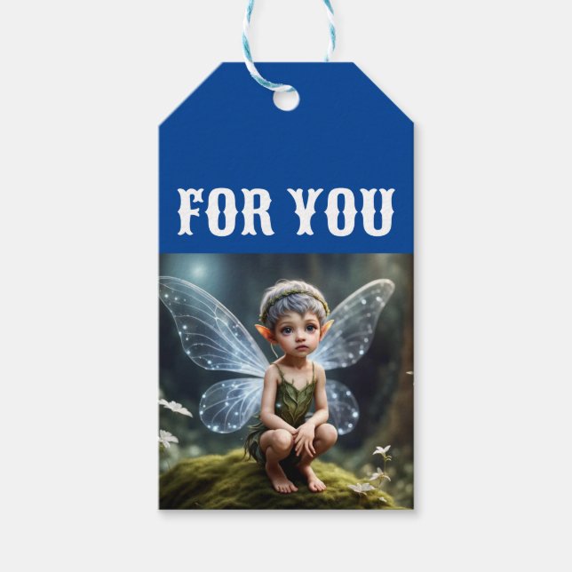 ÉTIQUETTES-CADEAU BALISES CADEAUX CUTE FAIRY (Devant)