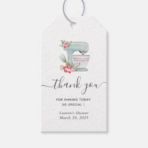 Étiquettes-cadeau Balises cadeaux de Fête des mariées de mélangeur d