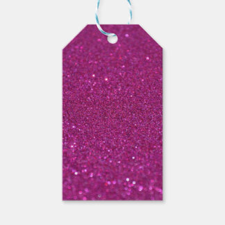 Étiquettes-cadeau Balises Cadeaux de Glitterie Violet