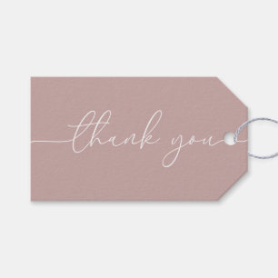 Étiquettes-cadeau Balises cadeaux de Merci de Baby shower double fac