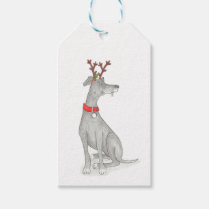 Étiquettes-cadeau Balises cadeaux de Noël Greyhound