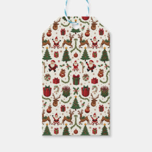 Étiquettes-cadeau Balises cadeaux de Noël Vintage