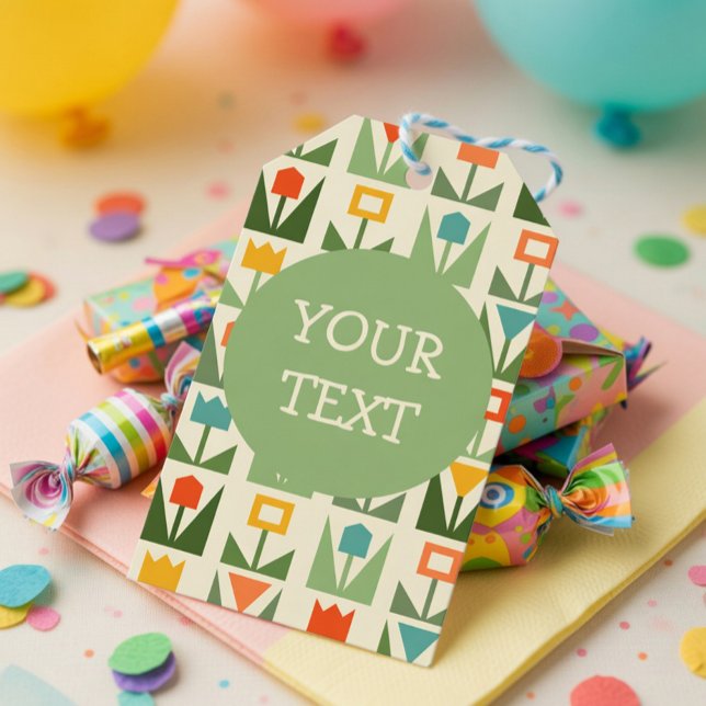 Étiquettes-cadeau Balises Cadeaux de Pâques personnalisables (Créateur téléchargé)