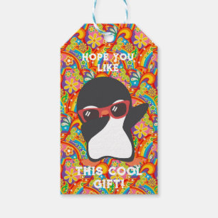 Étiquettes-cadeau BALISES CADEAUX DU cool PENGUIN