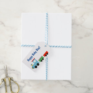 Étiquettes-cadeau Balises cadeaux du train de jouets Cute