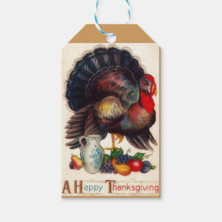 Étiquettes-cadeau Balises cadeaux d'un Bon thanksgiving Turkey Hoste