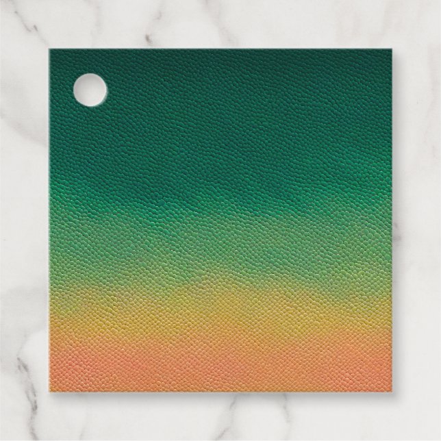 Étiquettes Cadeau Balises cadeaux en cuir coloré (Devant)