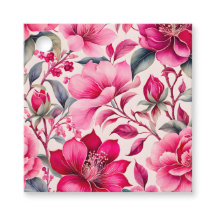 Balises cadeaux en tissu Vintage coloré