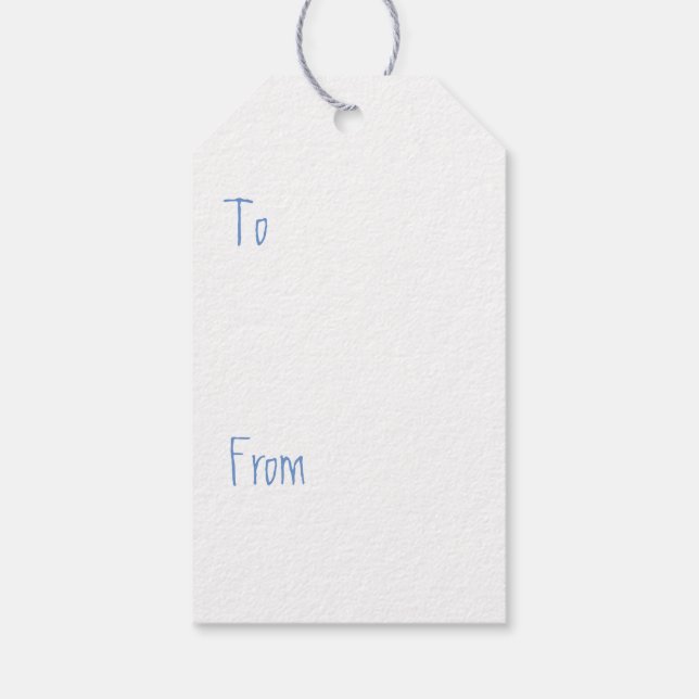 Étiquettes-cadeau Balises cadeaux Happy Winter (Dos)