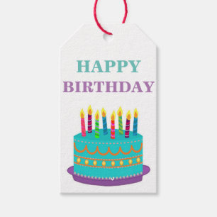 Étiquettes-cadeau Balises cadeaux - Joyeux anniversaire