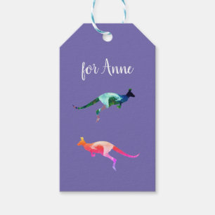 Étiquettes-cadeau Balises cadeaux Kangaroo Art