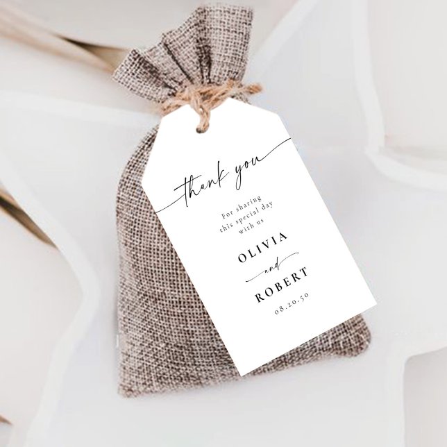 Étiquettes-cadeau Balises cadeaux Mariage en porcelaine bleue (Créateur téléchargé)