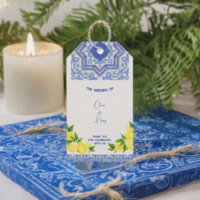 Étiquettes-cadeau Balises Cadeaux Personnalisables Marocain/Italien  (Créateur téléchargé)