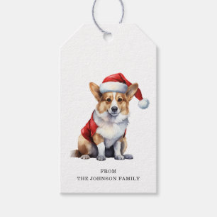 Étiquettes-cadeau Balises Cadeaux Personnalisées Corgi