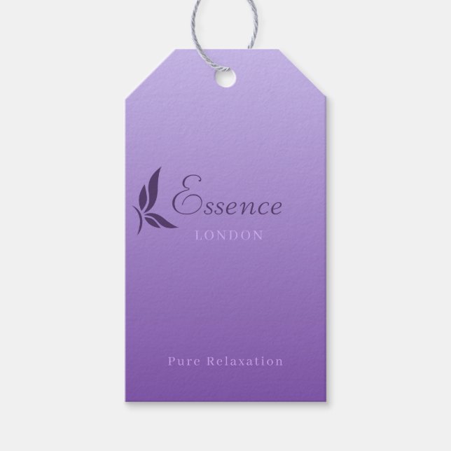 Étiquettes-cadeau Balises cadeaux personnalisées Lavender Serenity (Devant)