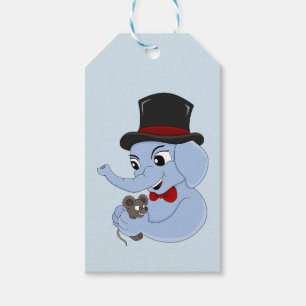 Étiquettes-cadeau Balises cadeaux pour garçon d'éléphant mignon
