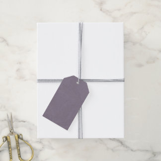 Étiquettes-cadeau Balises Cadeaux Purple Acanthus Damask