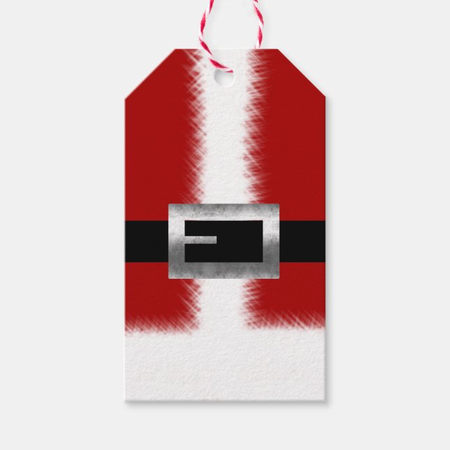 Étiquettes-cadeau Balises cadeaux Secret Père Noël (Devant)