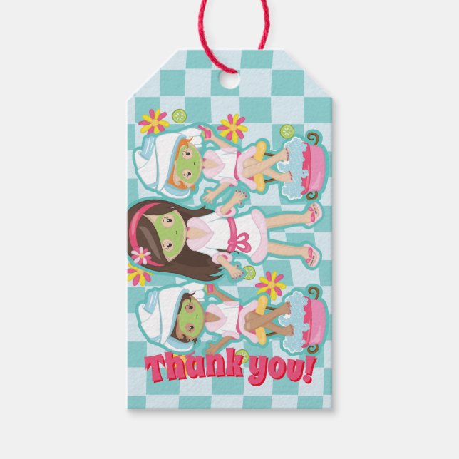 Étiquettes-cadeau Balises cadeaux spas (Devant)