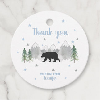 Étiquettes Cadeau Balises de préférence Baby shower d'aventure - Bal