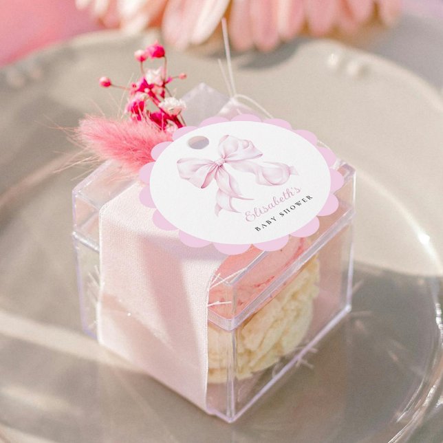 Étiquettes Cadeau Balises de préférence Baby shower de la flèche ros (Créateur téléchargé)