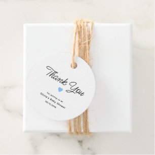 Étiquettes Cadeau Balises de préférence de Baby shower personnalisé