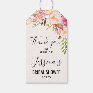 Étiquettes-cadeau Balises de préférence de Fête des mariées Rose ant