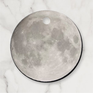 Étiquettes Cadeau Balises de préférence de super lune
