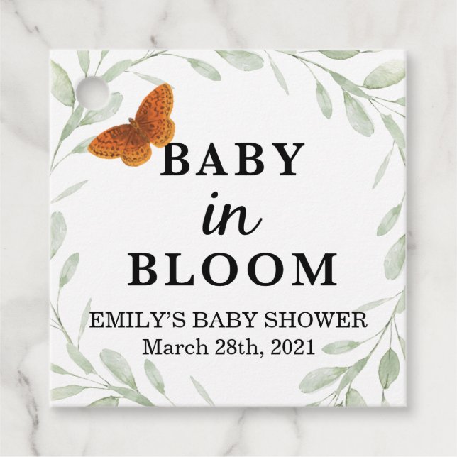 Étiquettes Cadeau Balises de préférence plante, Balises de préférenc (Devant)