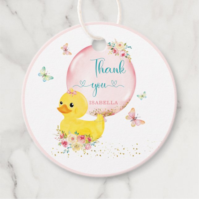 Étiquettes Cadeau Balises de première préférence en caoutchouc perso (Devant)