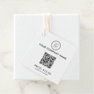 Étiquettes Cadeau Balises de prix de vente au détail QR Code