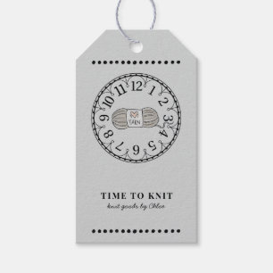 Étiquettes-cadeau Balises de prix des marchandises Knit artisanal