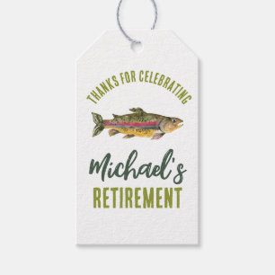 Étiquettes-cadeau Balises de retrait de pêche
