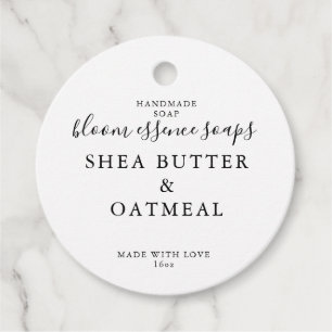 Étiquettes Cadeau Balises de savon