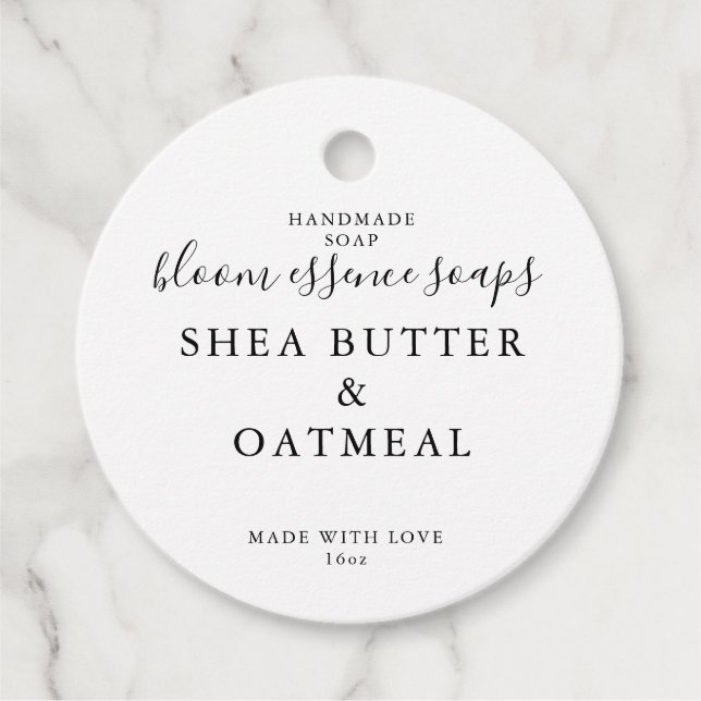 Étiquettes Cadeau Balises de savon (Devant)