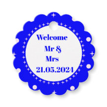 Balises Favor de Mariage personnalisables.